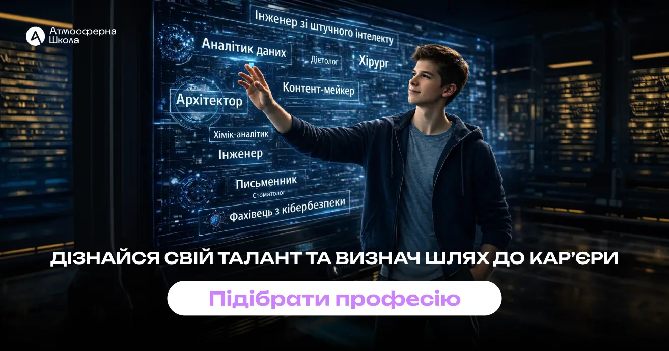 Майбутнє профорієнтації в Україні: як ШІ та сучасні платформи допомагають підліткам знайти свій шлях