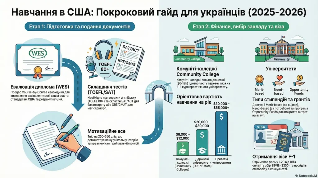 Навчання в США: карта можливостей для українських студентів.