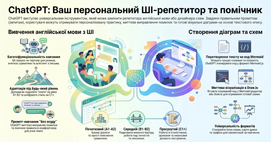 ChatGPT як інтерактивний викладач для вивчення англійської 